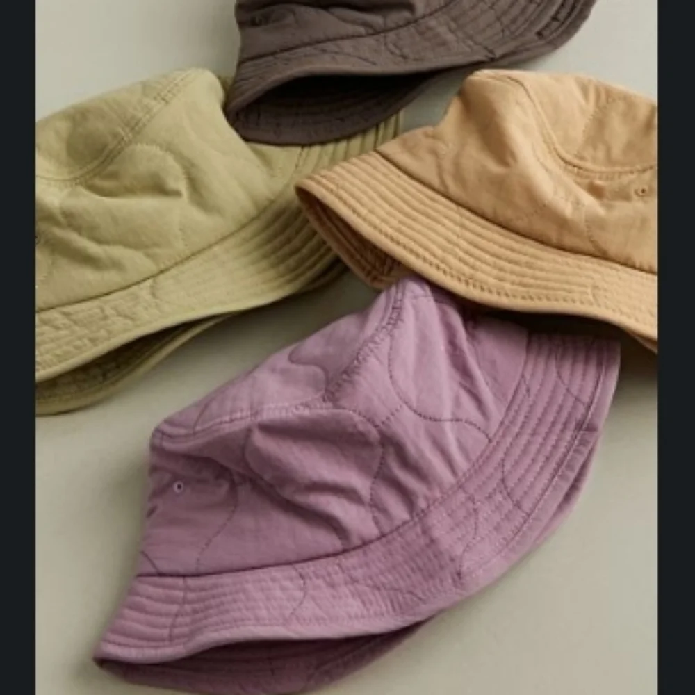 UO green quilted nylon terrycloth bucket hat - Picture 1 of 1
